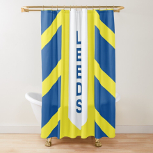 Shower Curtains Leeds United for Bathroom Decor 72x72 inches