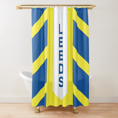 Shower Curtains Leeds United for Bathroom Decor 72x72 inches