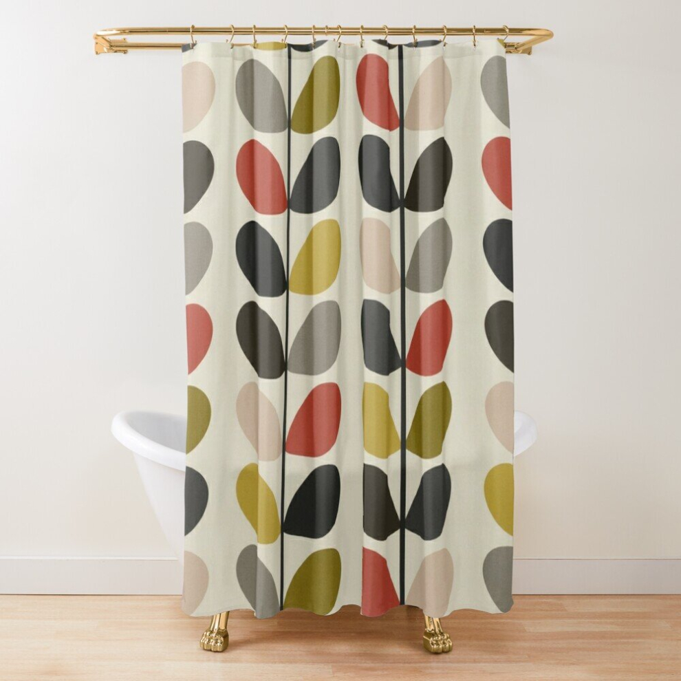 Shower Curtains orla kiely abstract art| orla luxury|orla colors for Bathroom Decor 72x72 inches