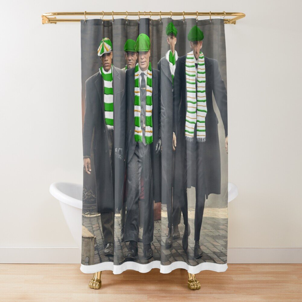 Shower Curtains Glasgow Celtic fc fan for Bathroom Decor 72x72 inches