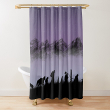 Shower Curtains The fellowship of the ring for Bathroom Decor 72x72 inches