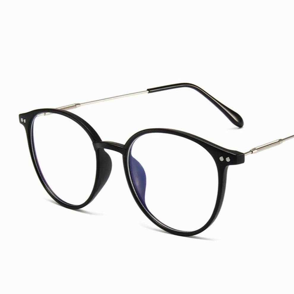 Oversized Transparent Frame Myopia Glasses Retro Anti Light Glasses Women Men Computer Eyewear Blocking Universal Eyeglass