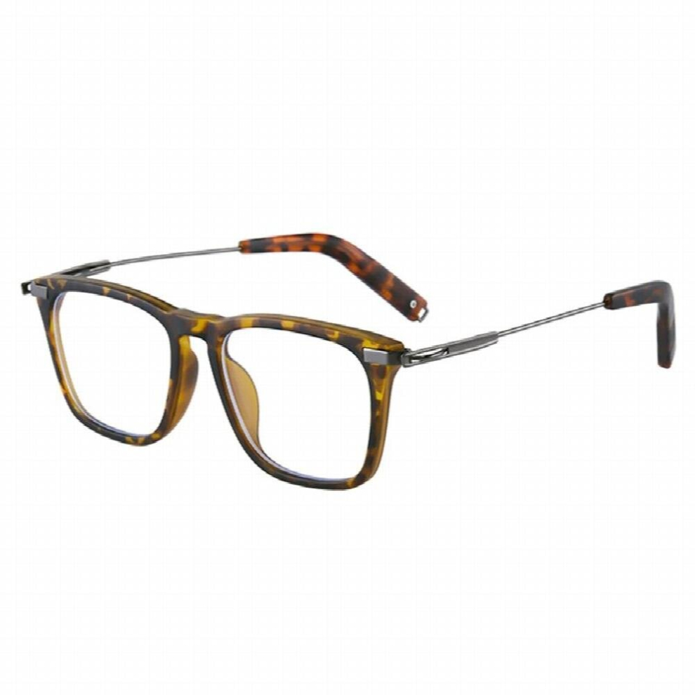 SHAUNA Retro Square Anti Light TR90 Metal Glasses Frame Women Spring Hinge Optical Eyeglasses Frames