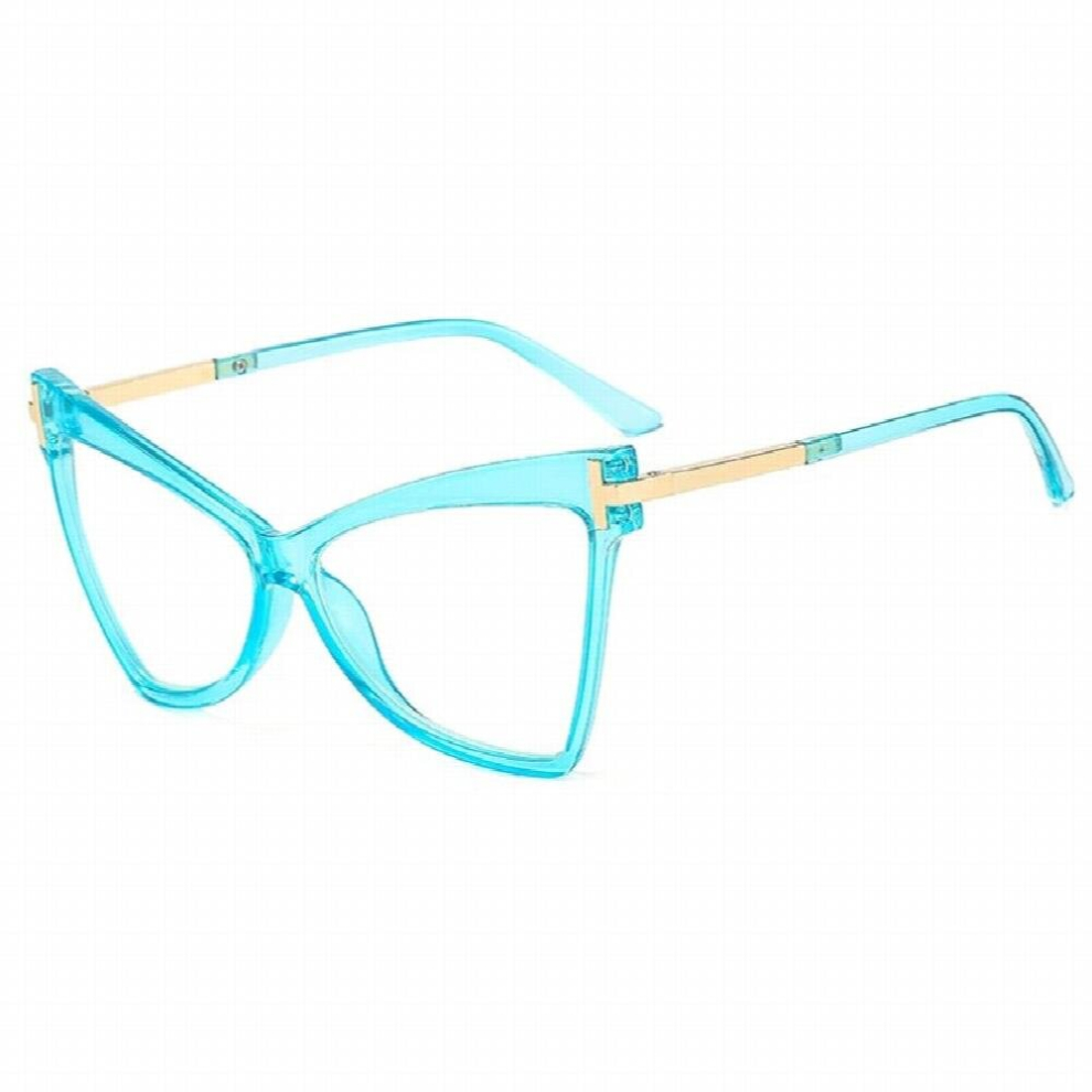 Multicoloured Sexy Cat Eye Anti Light Optical Glasses Frames Oversized Men Women Computer Eyeglasses