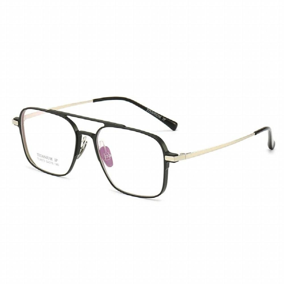 Full Rim Optical Glasses Frame with Recipe Light Blocking Eyeglasses Men Prescription Eyewear PureTitanium 9003