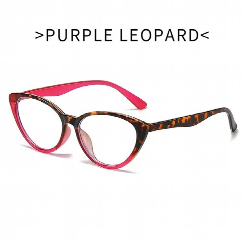 Cat Eye Anti Light Glasses Men Women Plain Glasses Anti Light Computer Glasses Transparent Lens Anti-Fatigue Eyewear