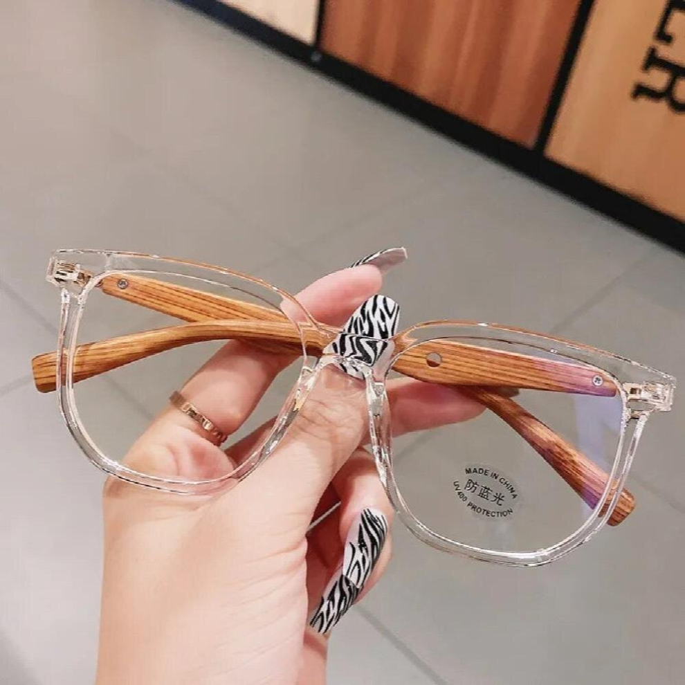 55580 TR90 Big Frame Polygon Anti Glasses Frames Ultralight Men Women Optical Computer Glasses