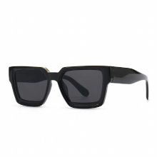 Boyarn Eyebrow Decorative Sunglasses Modern Charm Narrow Frame Square Glasses Eyewear Sunglasses