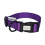 HugglePets (Large, Purple) HugglePets Adjustable Snappy Dog Collar 1