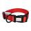 HugglePets (Medium, Red) HugglePets Adjustable Snappy Dog Collar 1