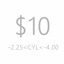 Astigmatism CYL more than 2.25-4.00 Prescription Lenses Extra Cost Use This cant be order alone