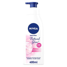 NIVEA Even Tone Body Moisturiser Lotion Natural Glow Complex & Vitamin C UV Protection All Skin Types Jar 400ml