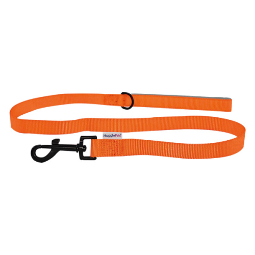 HugglePets (Orange) HugglePets Padded Nylon Dog Lead