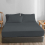 Imperial Rooms (King Fitted Sheet) Grey Bed Sheets Single Double King Fitted Sheet UK 14