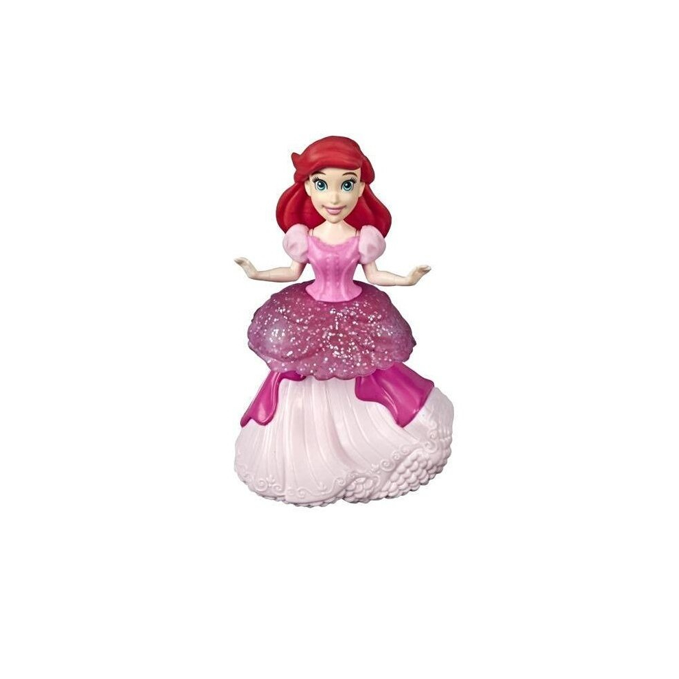 Hasbro Disney Princess Royal Clips Ariel Small Fashion Doll (Pink) Pink