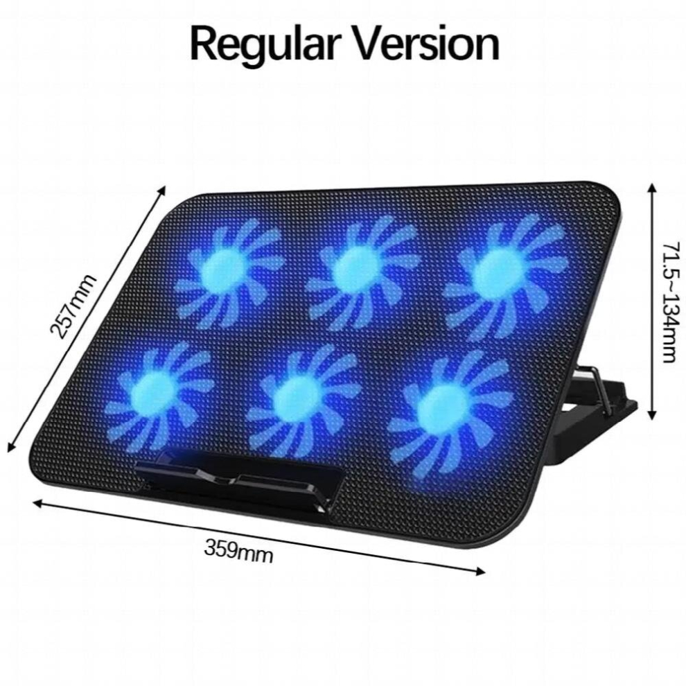 Laptop Cooler Portable Cooling Fan Pad Speed Control Base Cooler Pad Cooling Bottom Bracket For Notebook 885666793066