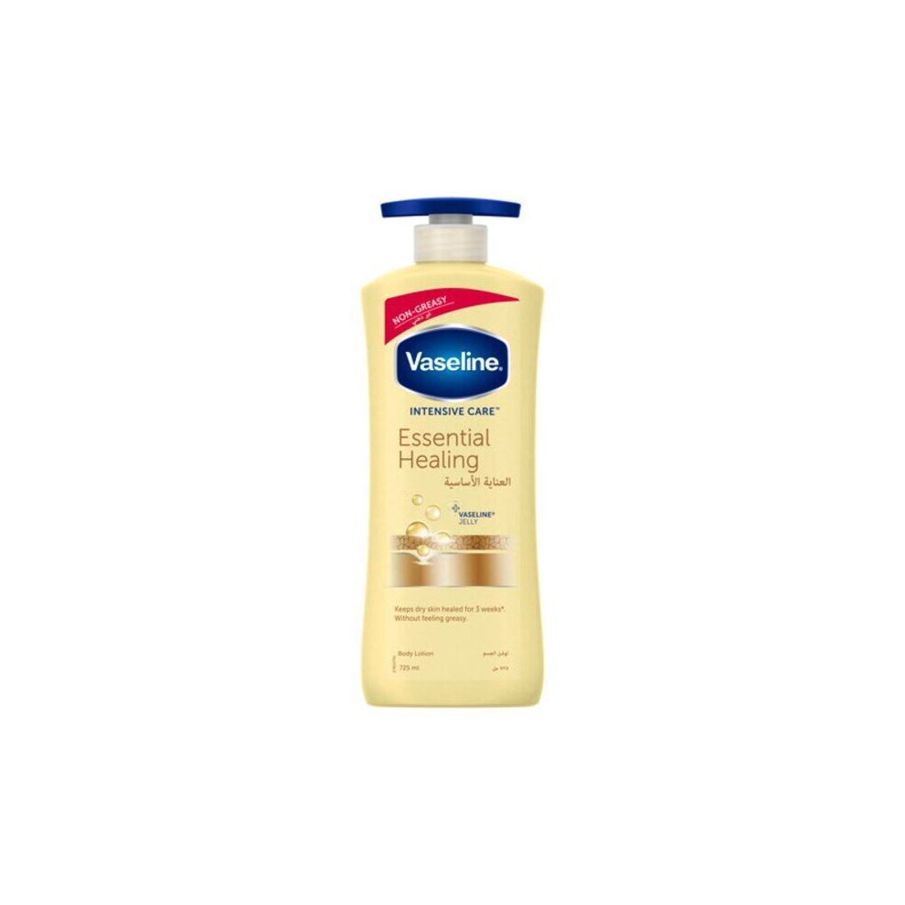 Vaseline Intensive Care Body Lotion With Pure Oat Extracts Essential Healing Moisturising Lotion For Dry Skin And Hands 725Ml