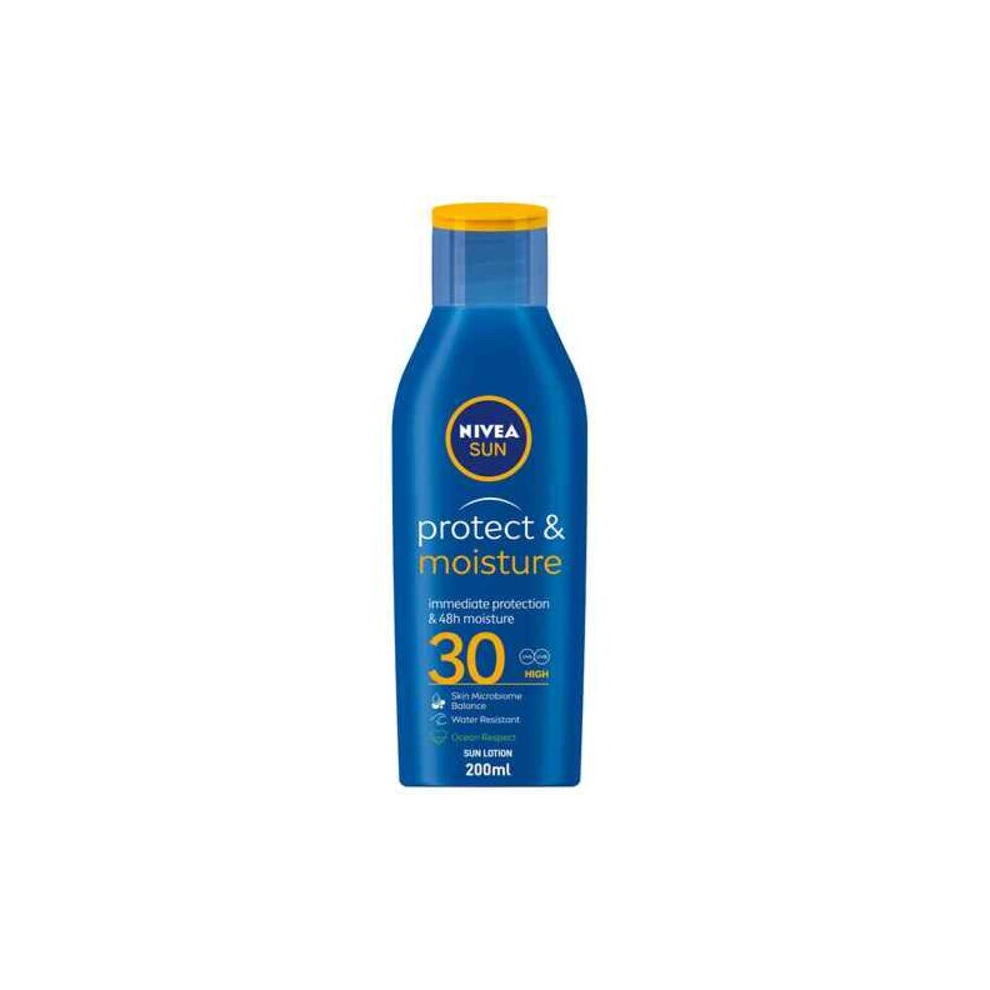 NIVEA SUN Lotion Protect & Moisture For All Skin Types SPF 30 200ml