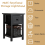 Costway Chest of Drawers Side Table Beside Table Nightstand w/ Baskets 4