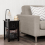 Costway Chest of Drawers Side Table Beside Table Nightstand w/ Baskets 8