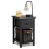 Costway Chest of Drawers Side Table Beside Table Nightstand w/ Baskets 1