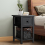Costway Chest of Drawers Side Table Beside Table Nightstand w/ Baskets 9