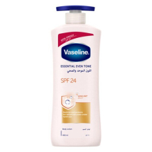 Vaseline Moisturiser Essential Even Tone Body Lotion SPF24 Pink For All Skin Types 400ml