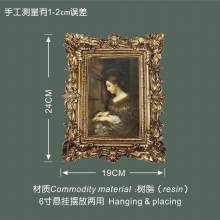 European Relief Photo Frame Wall Table Decoration Picture Frame Cadre Family Resin Album Frame 6/7/8/12 Inch Large Frame