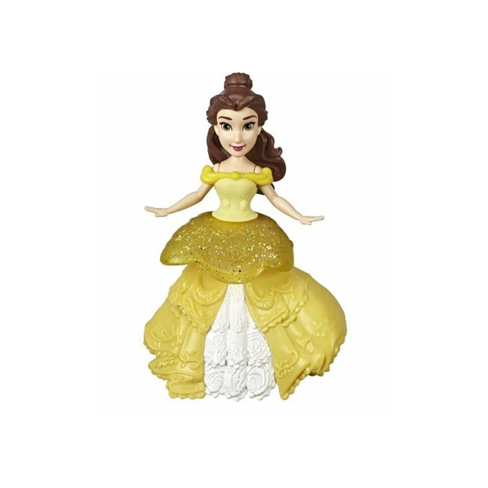 Disney Princess Royal Clips Belle Small Fashion Doll (Yellow)