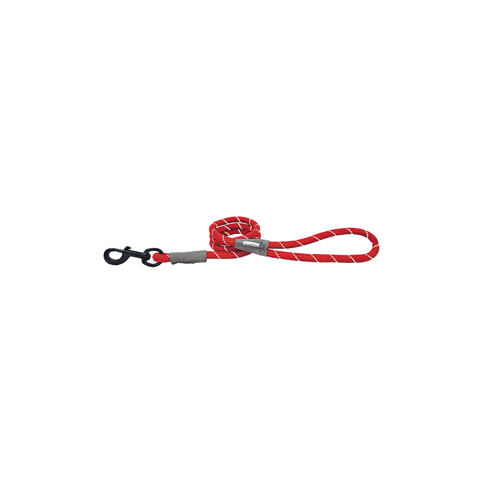 Hugglepets (, 107 X 1.2Cm) Reflective Rope Dog Lead Red