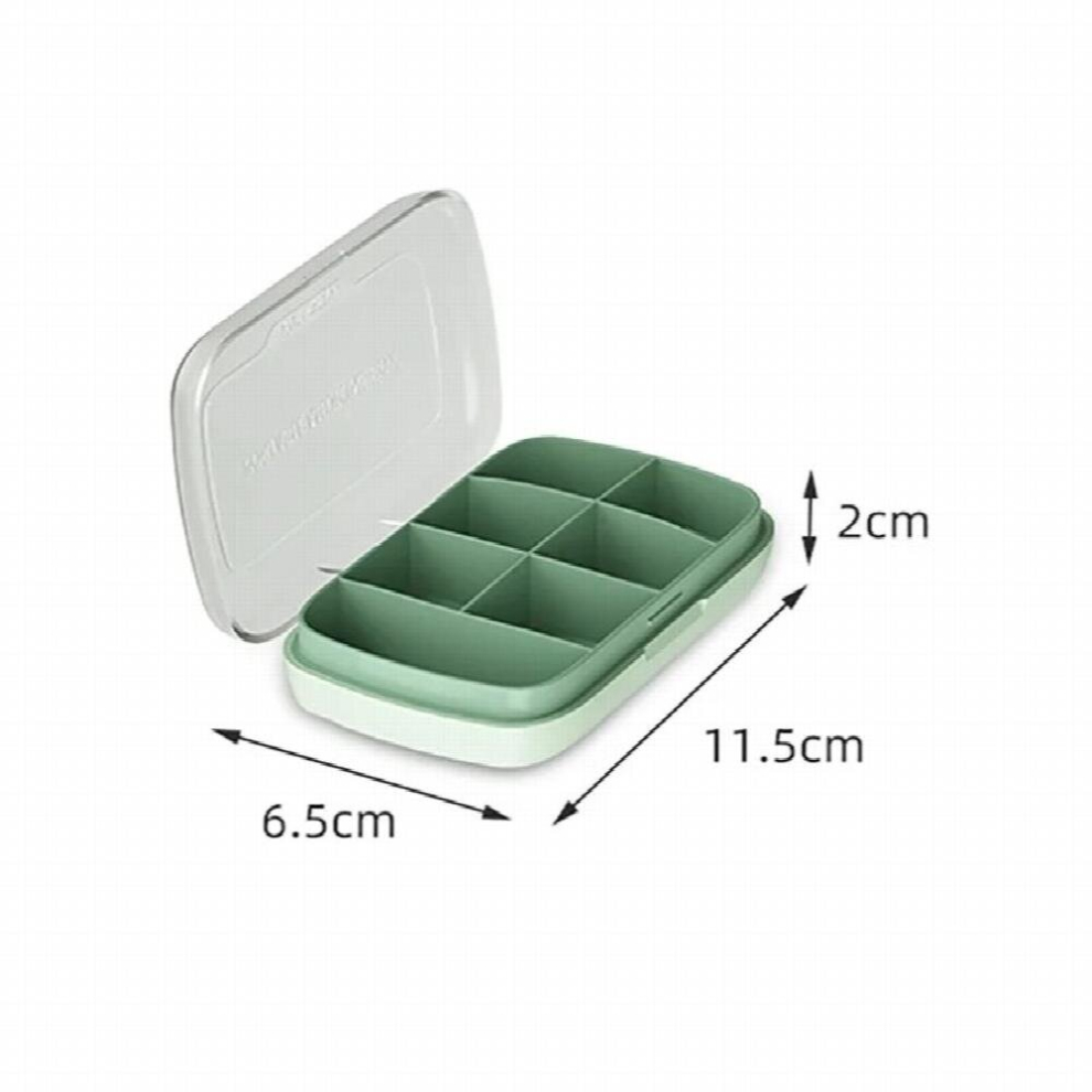 Multicoloured Mini Pill Box Distributed Small Small Carry-On 7-Day Large Capacity Pharmaceutical Box Distributed Storage Sealed Box
