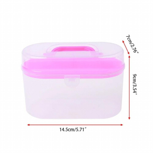 Sewing Kit Tool Storage Box Needle Thread Scissor Organizer Container Sewing Accessories Portable Sewing Box 1