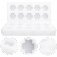 2 Sets of Shock-proof Foam Egg Trays Egg Cartons Safe Chicken Eggs Box Holder