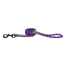 (Purple, 107 x 1.0cm) HugglePets Reflective Rope Dog Lead