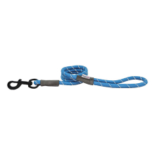 (Blue, 107 x 1.2cm) HugglePets Reflective Rope Dog Lead