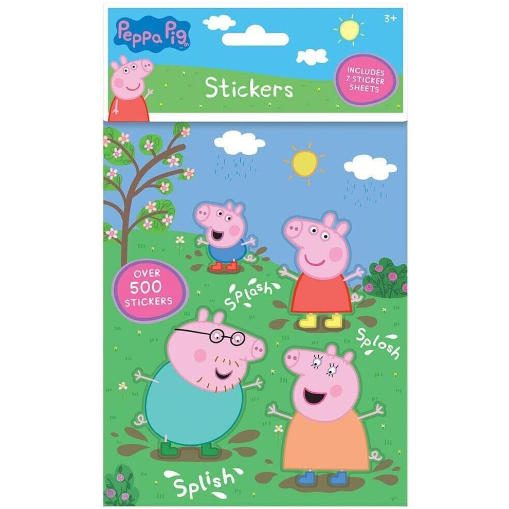 Peppa Pig George & Friends Stickers Mega Pack 500+ Collection Set