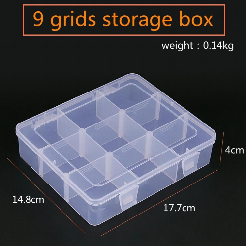 Adjustable Organizer Grids Storage Container Compartment Plastic ...