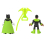Fisher-Price Imaginext DC Super Friends Batman and Green Lantern Small Figure Pack 2