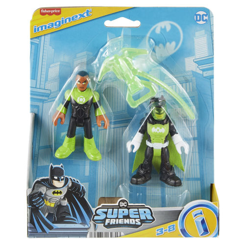 Fisher-Price Imaginext DC Super Friends Batman and Green Lantern Small Figure Pack 2