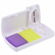 1pc Mini Travel Cutter Splitter Medicine Storage Splitters Cut Slicer Home Portable Pill Cases Dispenser Household Products