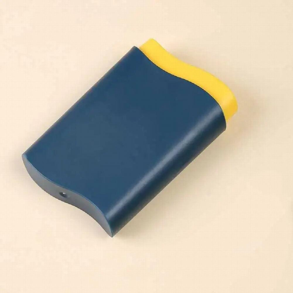 Blue Portable Nordic Style Pill Box Tablet Pillbox Dispensing Medical Kit Organizer Hidden Compartment Medical Kit Organizer