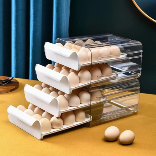 Durable Egg Tray Wear-resistant Long Lasting Refrigerator Dispenser Egg Storage Box Egg Storage Box Egg Holder 1