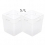 2 Count Refrigerator Side Door Storage Container Box Buckle Installation 1