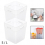 2 Count Refrigerator Side Door Storage Container Box Buckle Installation 2