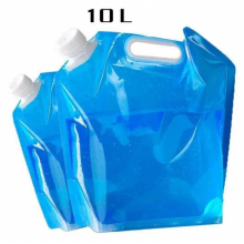 5L/10L Outdoor Camping Water Bag Foldable Water Container Water Can Portable Folding Travel Water Bucket Picnic BBQ Water Tank