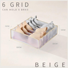 GBSC Closet Jeans Organizer for Underwear Socks Home Cabinet Divider Storage Box Scarf Bra Storage Foldable Drawer Organizer Box