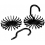 Creative multi-functional plastic tie rack Mini rotating 20-claw rack Scarf scarf accessories storage rack 3