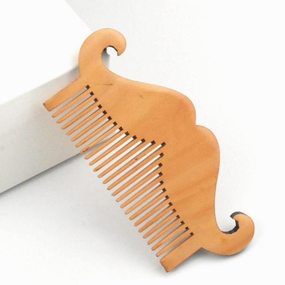 Massage Wooden Comb Fine Tooth Comb Anti-static Detangling Beard Brushes Hairbrush for Men Beard Hair Care Tools
