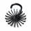 Creative multi-functional plastic tie rack Mini rotating 20-claw rack Scarf scarf accessories storage rack 1