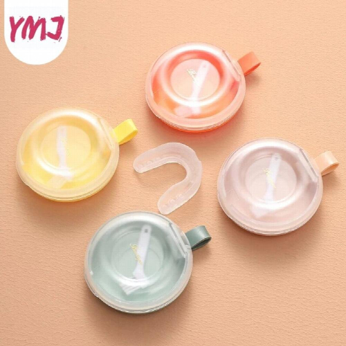 Braces Box Bath Organizer Dental False Teeth Storage Box with Hanging Net Container Cleaning Teeth Cases Artificial Tooth Boxes 1
